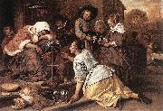 Jan Steen The Effects of Intemperance oil